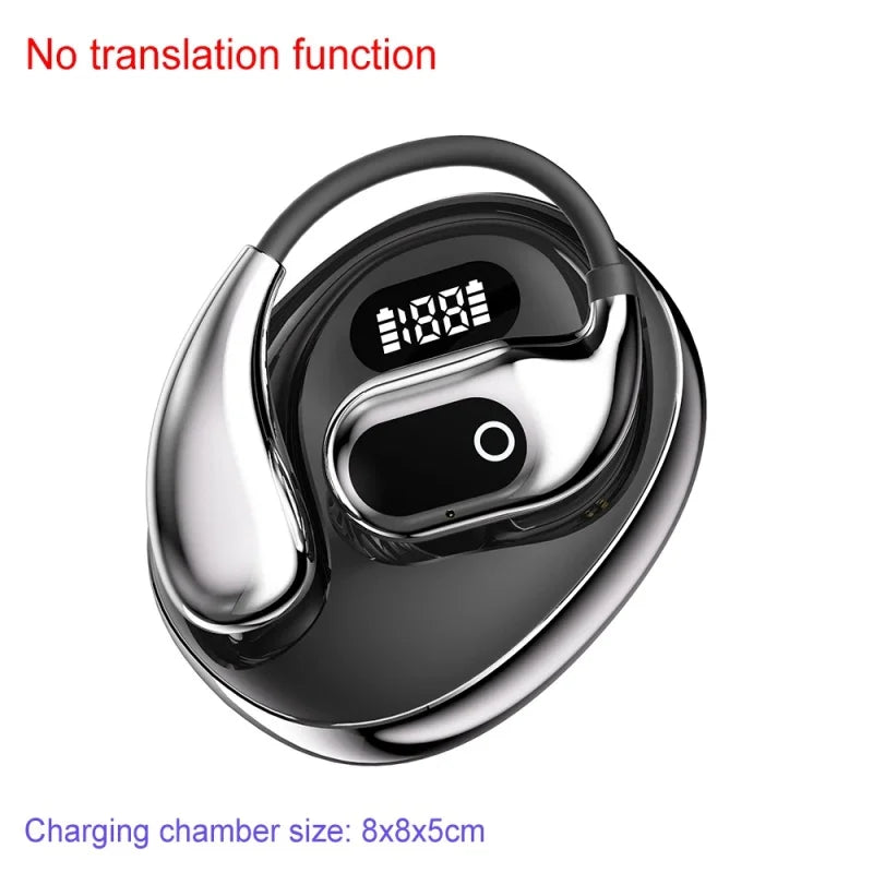 אוזניות מתרגם קוליות אלחוטיות בלוטות' עם 144 שפות לעסקים ונסיעות