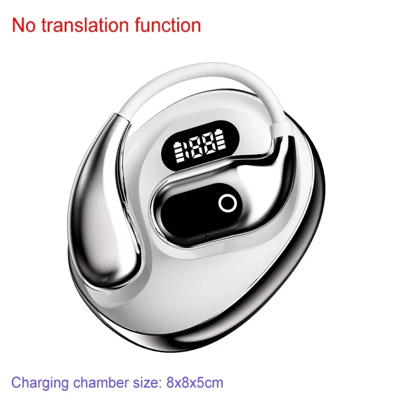 אוזניות מתרגם קוליות אלחוטיות בלוטות' עם 144 שפות לעסקים ונסיעות