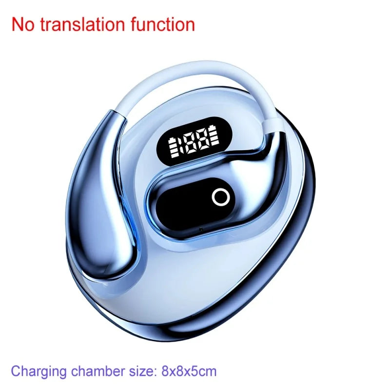 אוזניות מתרגם קוליות אלחוטיות בלוטות' עם 144 שפות לעסקים ונסיעות