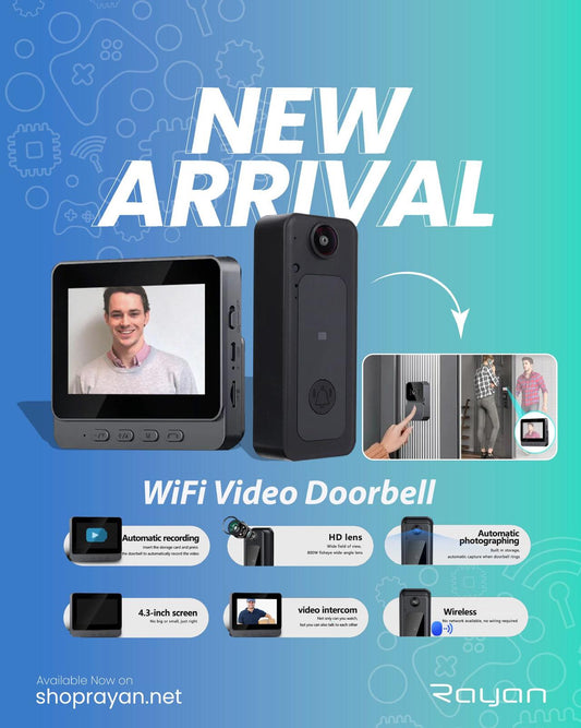 WiFi מצלמת אינטרקום וידאו
